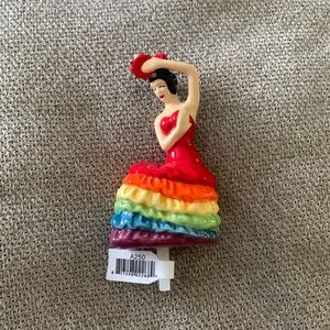 Nora Fleming NWT limited edition fiestaware flamenco mini